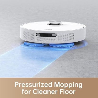 Robot Vacuum and Mop, Self-Cleaning Dual Mop Pads with Auto Drying,