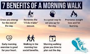 Benefits Of A Morning Walk